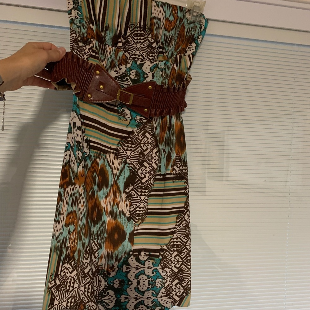New without tags- boho belted dress